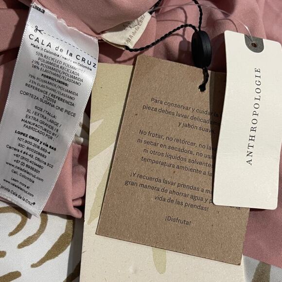 NWT Cala de la Cruz Susana One-Piece Swimsuit Size XL - Picture 8 of 8